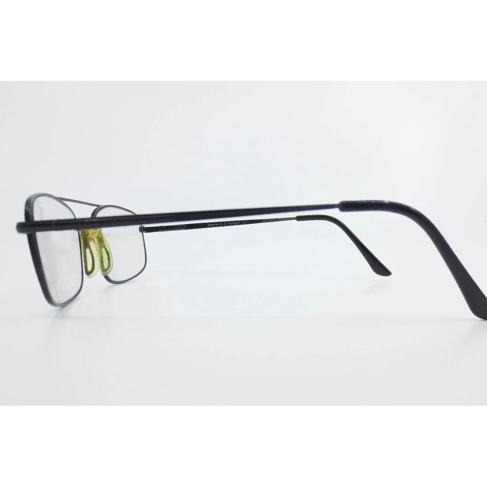 Elements Europa EL-302 C3 Black Metal Aviator Double Bridge Eyeglass Frames